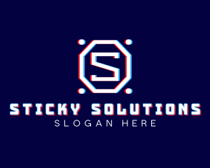 Static Motion Letter S logo design