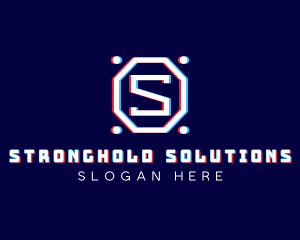 Static Motion Letter S logo design