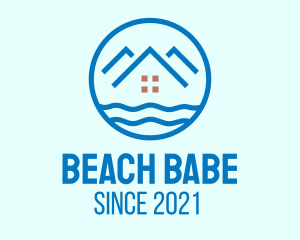 Home Beach Resort logo design