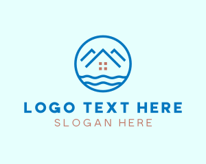 Beach Resort - Home Beach Resort logo design