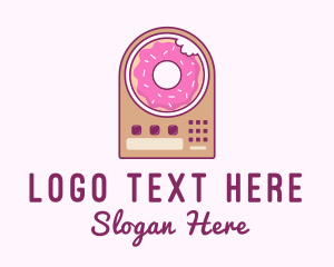Sweet - Pastry Donut Machine logo design