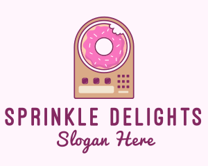 Pastry Donut Machine logo design