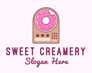 Pastry Donut Machine logo design