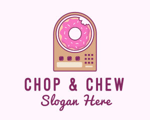 Sweet - Pastry Donut Machine logo design