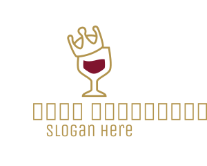 Distiller - Royal Wine Glass logo design