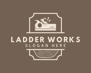 Carpentry Wood Planer logo design