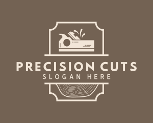 Cutting - Carpentry Wood Planer logo design