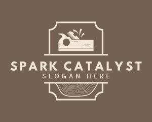 Carpentry Wood Planer logo design