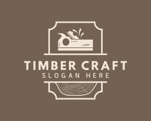 Wood - Carpentry Wood Planer logo design