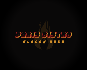 Hot Fire Flame logo design