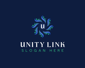 People Unity Support logo design