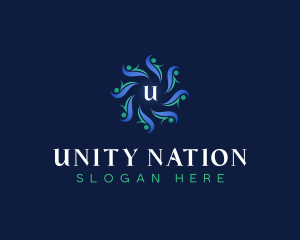 People Unity Support logo design