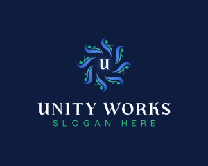 People Unity Support logo design