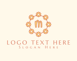 Skin Care - Natural Eco Flower logo design