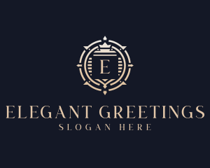 High End Regal Crest logo design