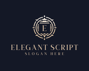 High End Regal Crest logo design