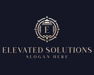 High End Regal Crest logo design