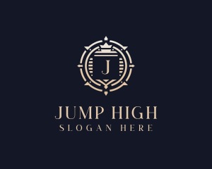 High End Regal Crest logo design