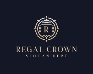 High End Regal Crest logo design