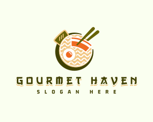 Asian Ramen Noodles logo design