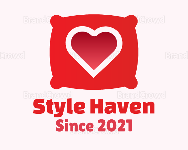 Red Pillow Heart Logo