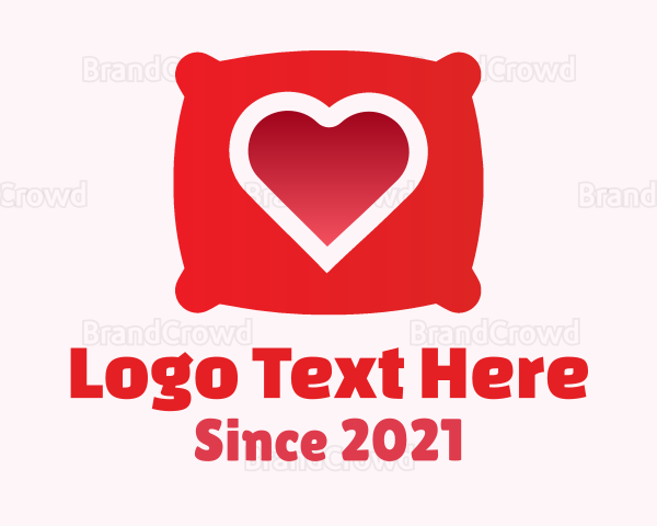 Red Pillow Heart Logo