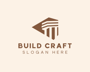 Court House Building logo design