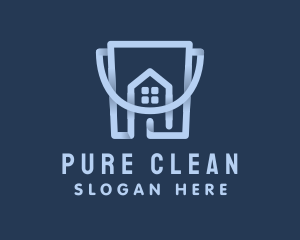 House Cleaning Bucket logo design