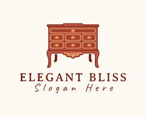 Classic - Antique Dresser Cabinet logo design