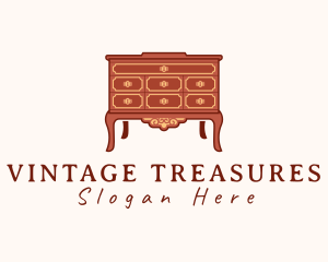 Antique - Antique Dresser Cabinet logo design