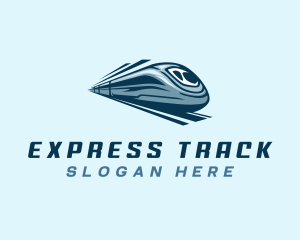 Train - Fast Train Transportation logo design