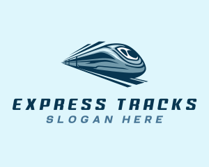 Train - Fast Train Transportation logo design