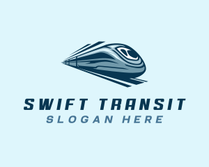 Transit - Fast Train Transportation logo design