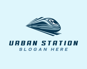 Fast Train Transportation logo design