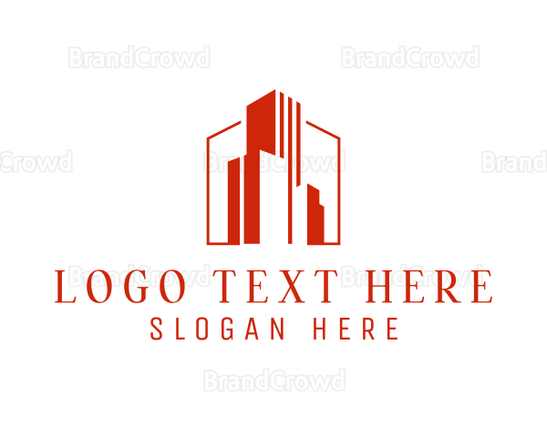 Minimalist Building Architect Logo