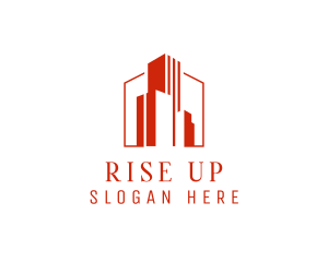 Minimalist Building Architect logo design