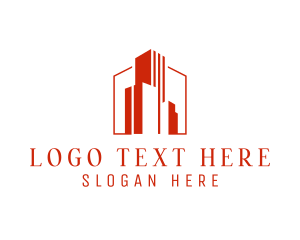 Minimalist Building Architect Logo