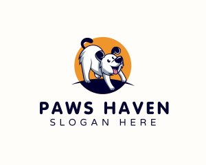 Dog Pup Veterinary logo design