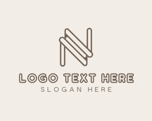 Lettermark - Creative Agency Letter N logo design