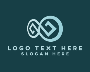 Loop - Modern Infinity Brand logo design
