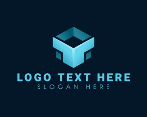 Shipping - Digital Cube Software logo design