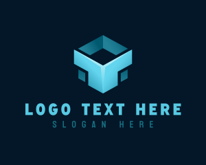 Crate - Digital Cube Software logo design