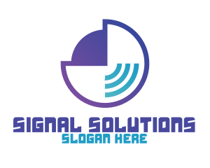 Signal - Music Signal Outline logo design