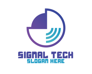 Signal - Music Signal Outline logo design