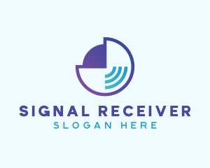 Music Signal Outline logo design