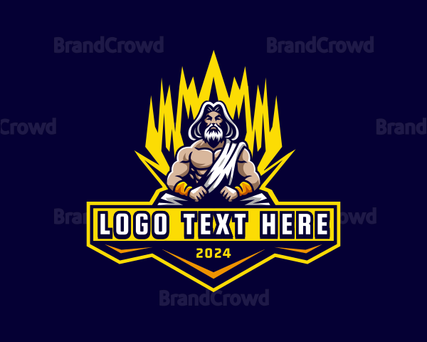 Greek God Zeus Logo