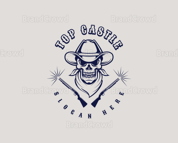 Cowboy Skull Gaming Logo