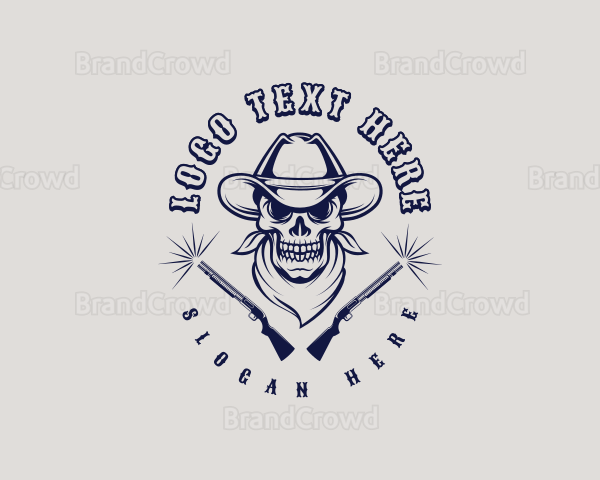 Cowboy Skull Gaming Logo