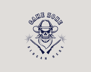 Cowboy Skull Gaming logo design