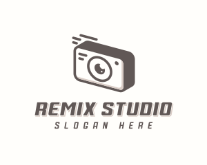 Photobooth Camera Studio logo design